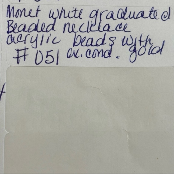 Monet graduated acrylic and gold beads #051 - Picture 7 of 7